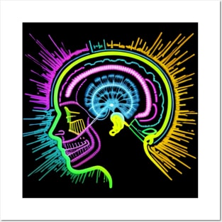 Music Brain by Music Genius Art Posters and Art